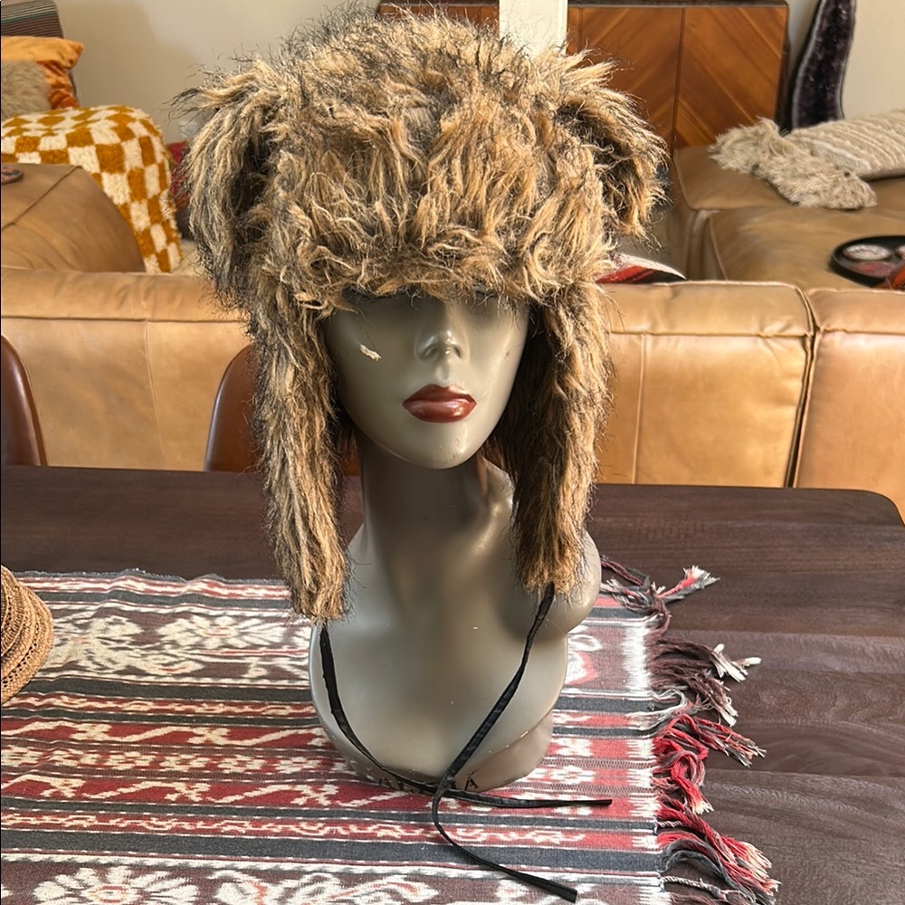 San Diego Hat Company Faux Fur Faux Fur Hat with Flaps